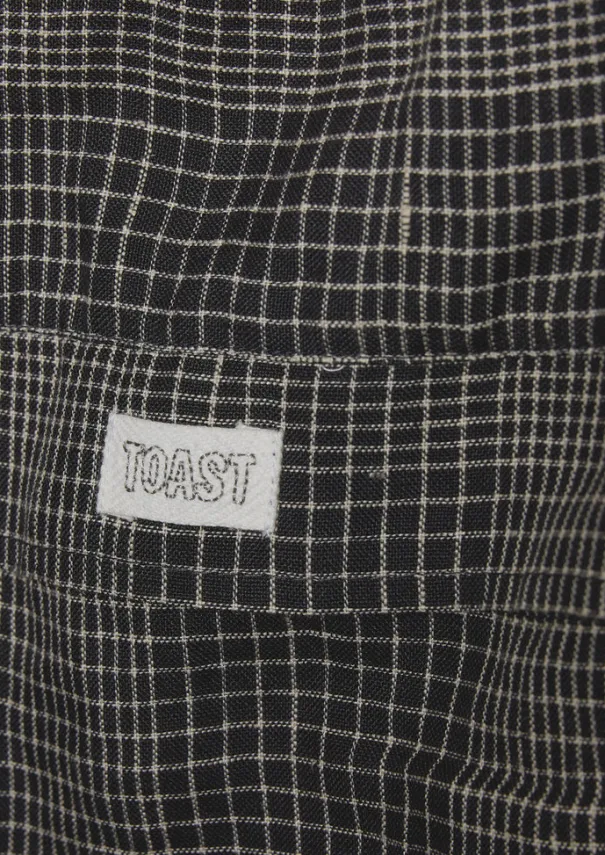 Etched Check Linen Bag Women Bags & Belts