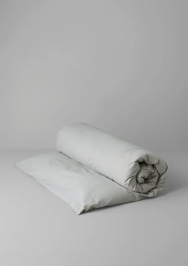 Best Fine Stripe Organic Cotton Duvet Cover Textiles|Bed Linen