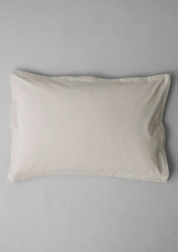 Discount Fine Stripe Organic Cotton Oxford Pillowcase Set Textiles|Bed Linen