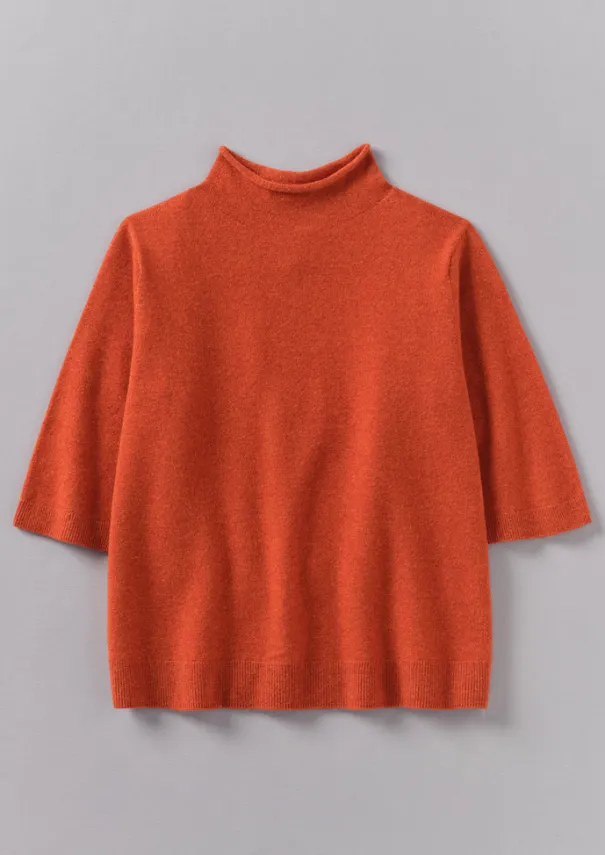 Best Fine Wool Cashmere Half Sleeve Sweater Women Cashmere|Knitwear
