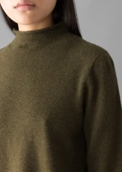 New Fine Wool Cashmere Half Sleeve Sweater Women Cashmere|Knitwear
