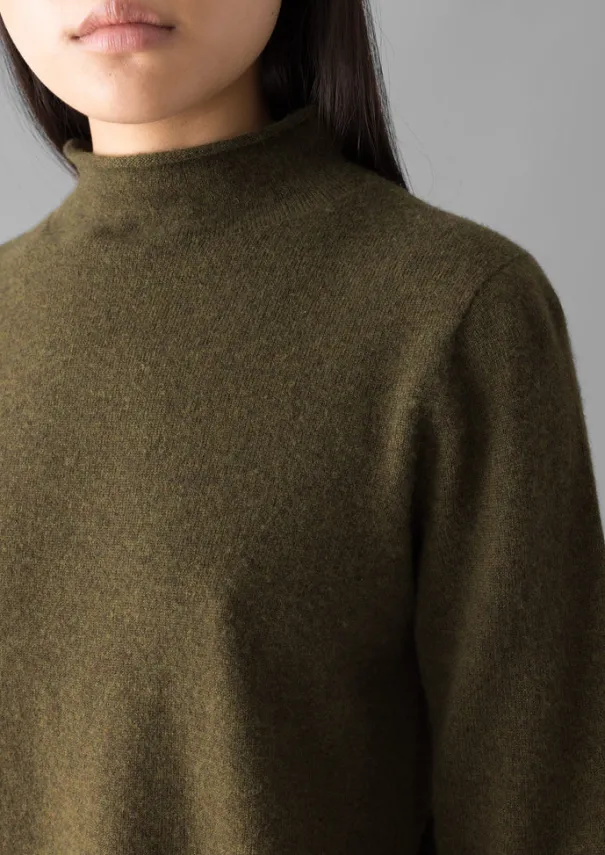 New Fine Wool Cashmere Half Sleeve Sweater Women Cashmere|Knitwear