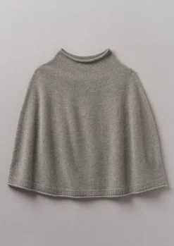 Online Fine Wool Cashmere Poncho Women Knitwear