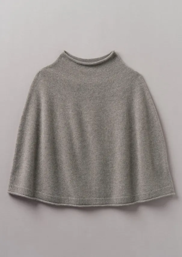 Online Fine Wool Cashmere Poncho Women Knitwear