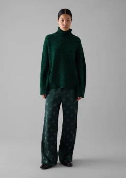 Best Flecky Wool Cashmere High Neck Sweater Women Cashmere|Knitwear