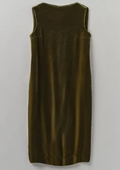 New Fluid Silk Velvet Dress Women Velvet|Dresses
