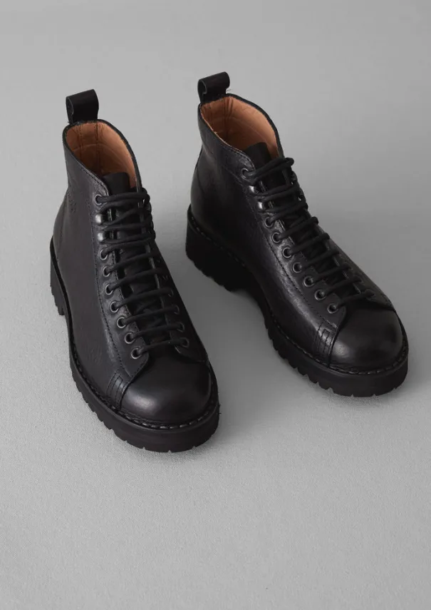 Outlet Fracap Leather Monkey Boots Women Boots