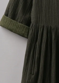 Sale Freya Crinkle Organic Cotton Dress Women Loungewear|Dresses