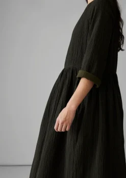 Sale Freya Crinkle Organic Cotton Dress Women Loungewear|Dresses