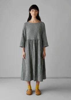 Hot Freya Gingham Crinkle Cotton Dress Women Loungewear|Dresses