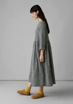 Hot Freya Gingham Crinkle Cotton Dress Women Loungewear|Dresses