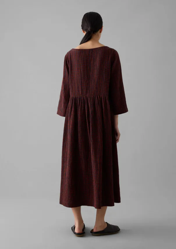 Discount Freya Gingham Crinkle Cotton Dress Women Loungewear|Dresses
