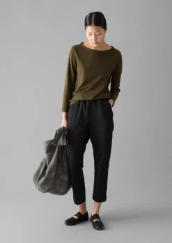 Best Gabi Cotton Pull On Trousers Women Trousers