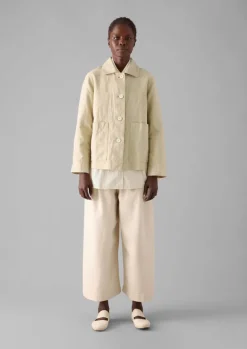 Online Garment Dyed Cotton Linen Jacket Women Linen|Coats & Jackets
