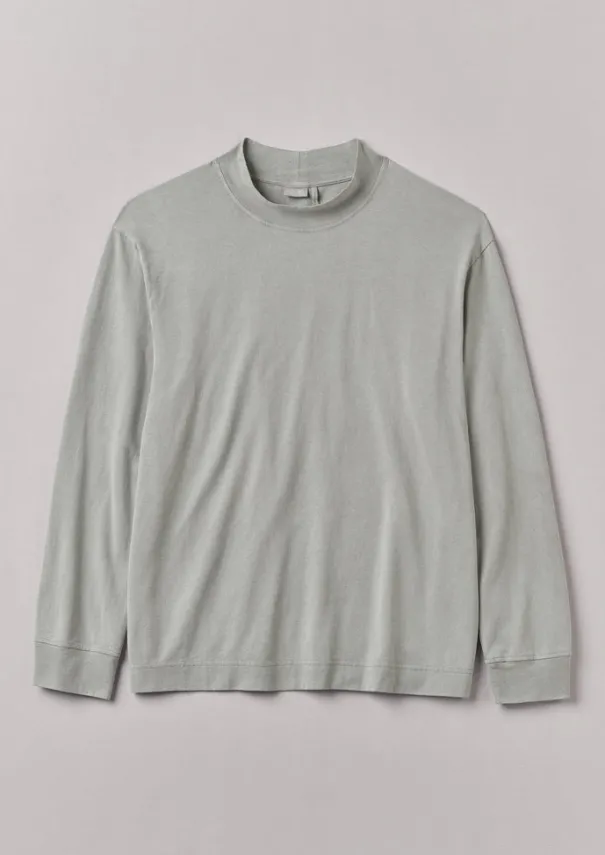 Garment Dyed Cotton Long Sleeve Tee Tops & Tees