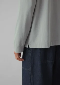 Garment Dyed Cotton Long Sleeve Tee Tops & Tees