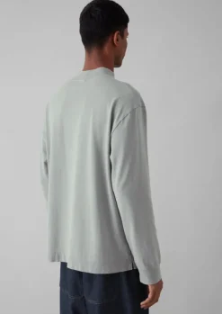 Garment Dyed Cotton Long Sleeve Tee Tops & Tees