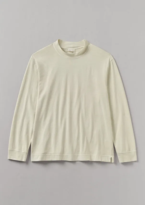 Hot Garment Dyed Cotton Long Sleeve Tee Tops & Tees