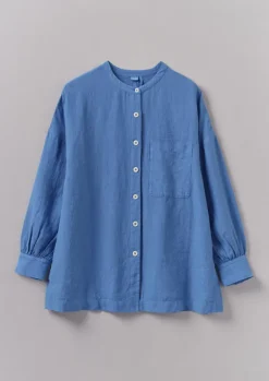 Outlet Garment Dyed Linen Oversized Shirt Women Linen|Loungewear
