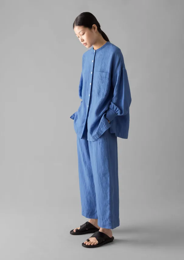Outlet Garment Dyed Linen Oversized Shirt Women Linen|Loungewear