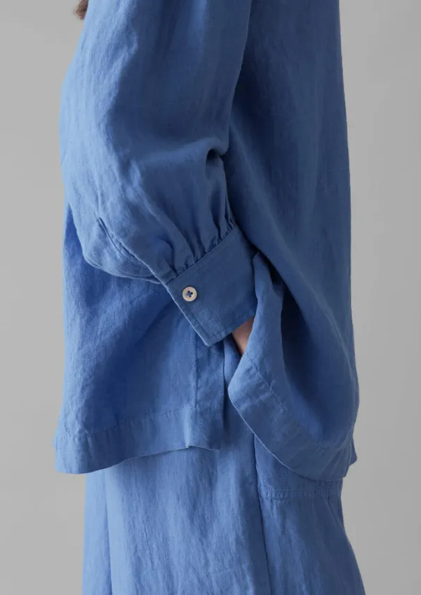 Outlet Garment Dyed Linen Oversized Shirt Women Linen|Loungewear