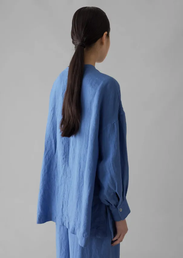 Outlet Garment Dyed Linen Oversized Shirt Women Linen|Loungewear