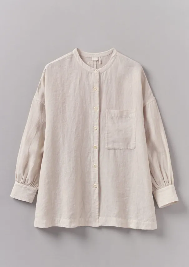 Sale Garment Dyed Linen Oversized Shirt Women Linen|Loungewear