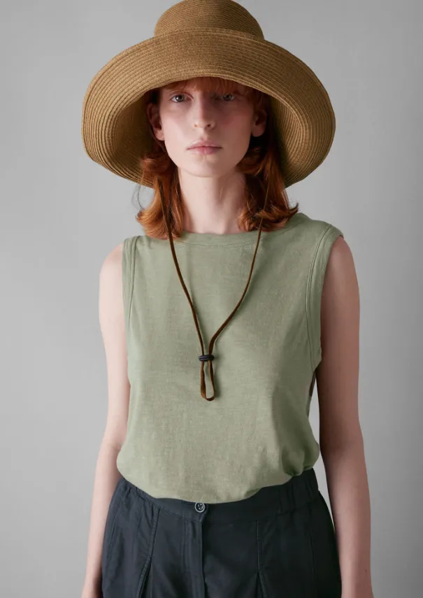 Outlet Garment Dyed Organic Cotton Tank Top Women Jersey|Tops & Tees