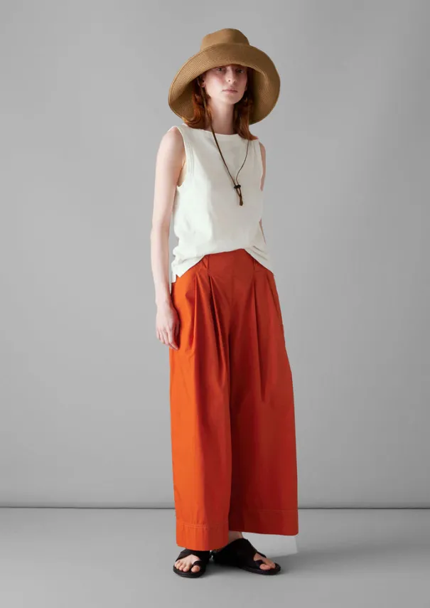 New Garment Dyed Organic Cotton Tank Top Women Jersey|Tops & Tees