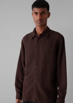 Sale Garment Dyed Point Collar Shirt Shirts