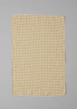 Clearance Gingham Linen Tea Towel Aprons & Tea Towels