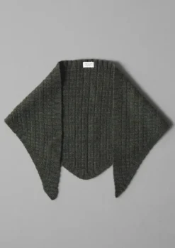 Online Grid Stitched Knitted Bandana Hats, Scarves & Gloves|Hats, Scarves & Gloves