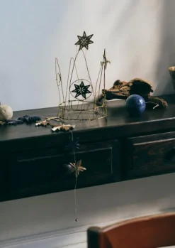 Clearance Hammered Metal Star Decoration Christmas Decorations