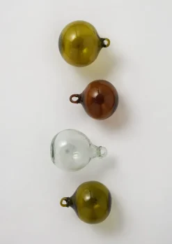 Discount Hand Blown Glass Bauble Set Glass|Christmas Decorations