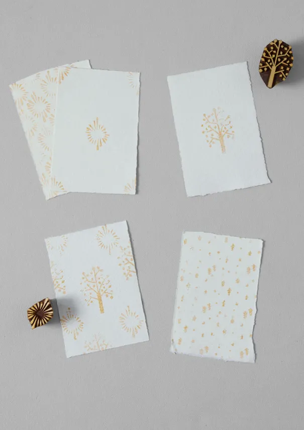 Online Hand Carved Star Block Printing Kit Christmas Decorations