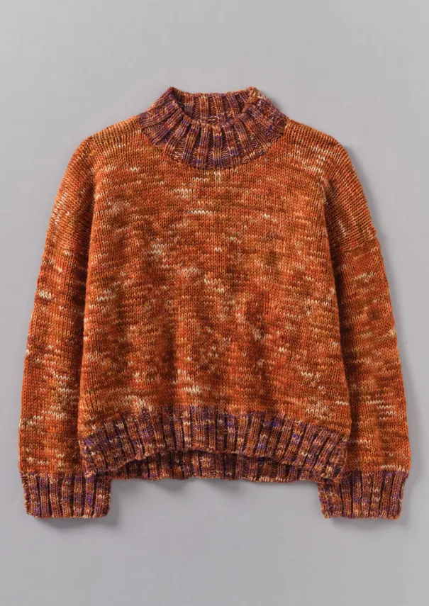 Clearance Hand Dyed Marl Sweater Women Knitwear