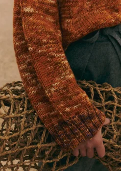 Clearance Hand Dyed Marl Sweater Women Knitwear
