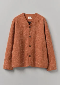 Hot Hand Embroidered Kantha Relaxed Jacket Coats & Jackets