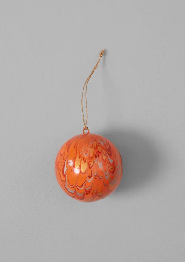 Best Hand Marbled Bauble Christmas Decorations