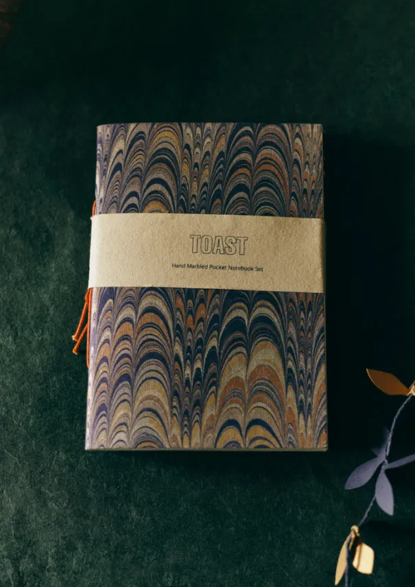 Best Hand Marbled Pocket Notebook Set Stationery