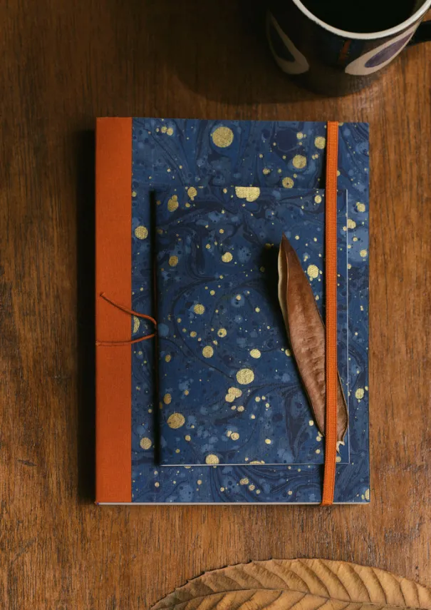 Clearance Hand Marbled Weekly Planner Stationery