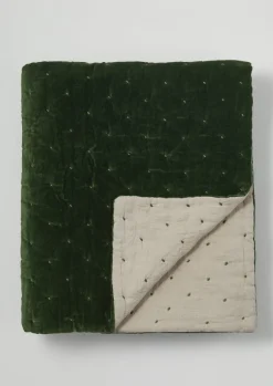 Discount Hand Quilted Velvet Throw Textiles|Blankets & Throws