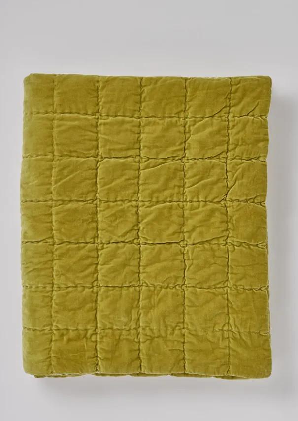 Hand Stitched Organic Velvet Quilt Textiles|Blankets & Throws