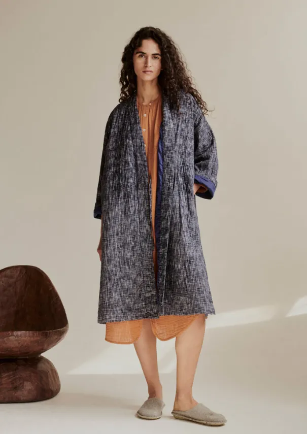 Discount Hand Woven Crosshatch Kantha Gown Women Gowns|Nightwear