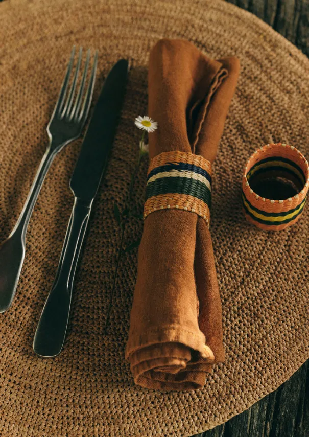 Online Hand Woven Iraca Napkin Rings Textiles|Kitchen