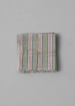 Outlet Hand Woven Stripe Napkin Set Textiles|Kitchen