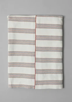 Hot Hand Woven Stripe Tablecloth Textiles|Kitchen