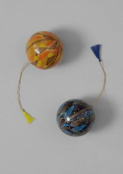 Best Harp Hand Painted Bauble Christmas Decorations
