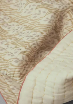 Harvest Block Print Cotton Quilt Textiles|Blankets & Throws