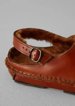 Outlet Hereu Cargol Sheepskin Mules Women Shoes